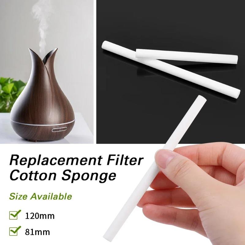 6/7/8mm Humidifier Filter Cotton Swab for Air Humidifier Evenly Out Aroma Diffuser Mist Maker Replacement Cotton Sponge Sticks