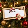 Money Gift Holder for Christmas Tree 2Pcs Hanging Ornament Cash, Wooden Xmas Decorative Cash Storage Decoration, Reusable Box Holiday Party