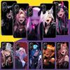Cartoon Cool Demon Girl Phone Case For Xiaomi Poco X7 X6 X5 Pro F7 Ultra Redmi 15C 15 13 13C 12 12C 10 10A 10C 9 9A 9C 9T Cover