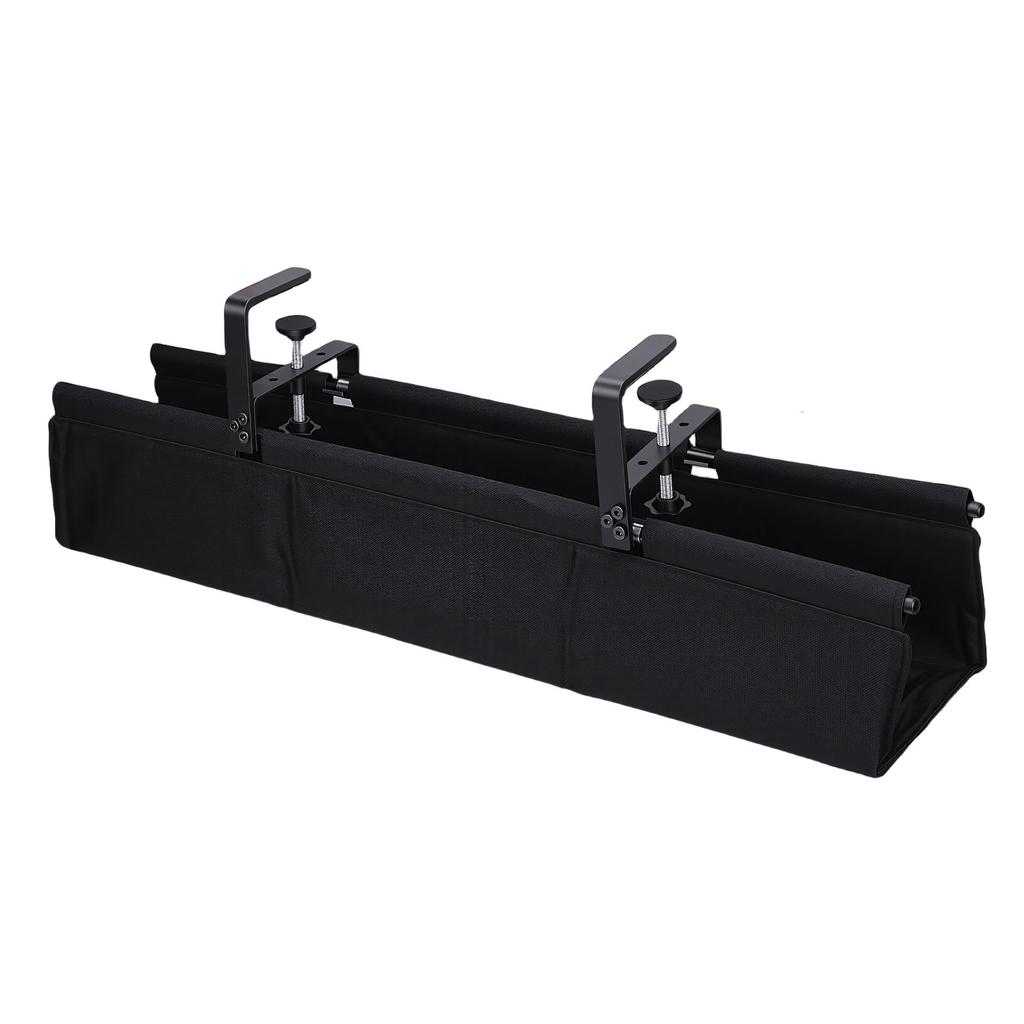 Under Desk Cable Management Tray 28 Inch Clamp Screw Mount Cord Organizer Hider for Office Home
