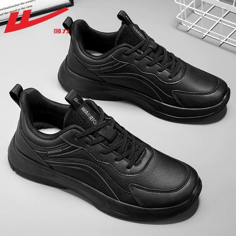 Warrior Men's Waterproof Leather Casual Running Shoes