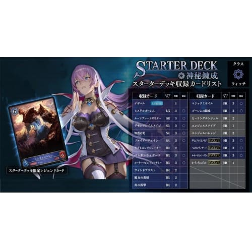 Shadowverse EVOLVE Starter Deck 3: Mystical Alchemy