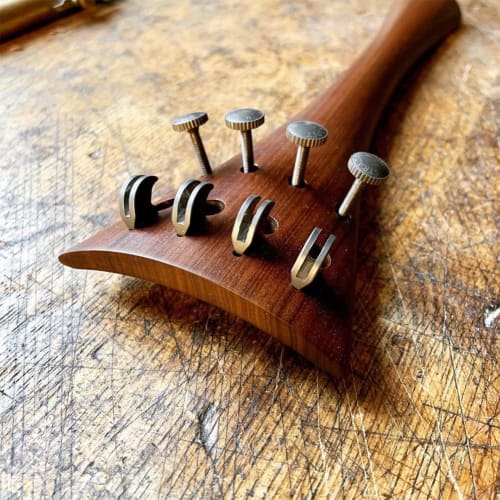 STRADPET Titanium Cello Fine Tuner (with Screw, Gray)