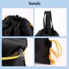 Outdoor Wasserdichte Nylon Sporttasche Kordelzugtasche Reise Sport Kordelzug Zwei Taschen Leichter Rucksack