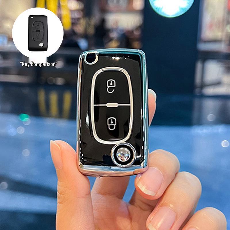 Dongfeng Peugeot Key Cover for 308, 207, 408, 508, 307, 301, and 3008 Models