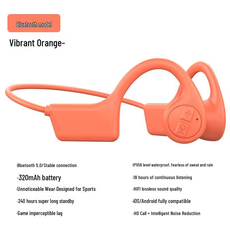 Waterproof Bluetooth Bone Conduction Sports Headset with Long Battery Life