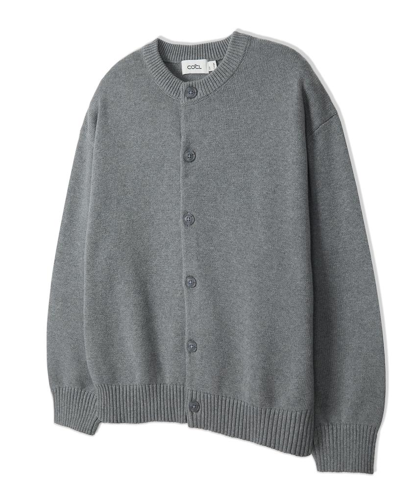 Costume O’Clock Soft Basic Round Cardigan Navy Cooscd020Navy
