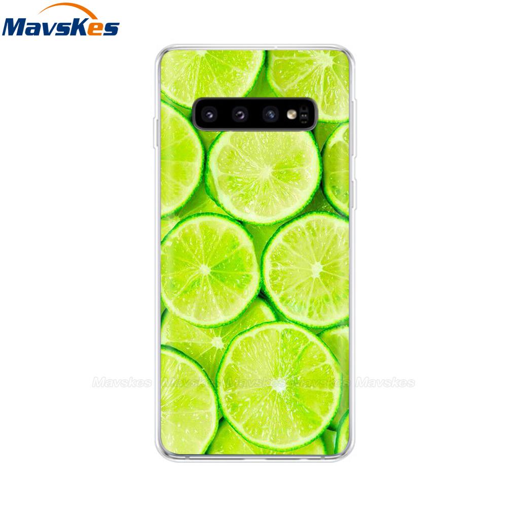 La più recente custodia stampata in TPU per Samsung Galaxy S10 S10 + Coperture del telefono per Samsung S10 Plus S10e Custodie Cover posteriore Paraurti Fundas Coque