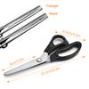 Stainless Steel Pinking Shears Lace Scissors Professional Dressmaking Zig Zag Cut Tailor Clothing Fabric Leather Sewing Scissors