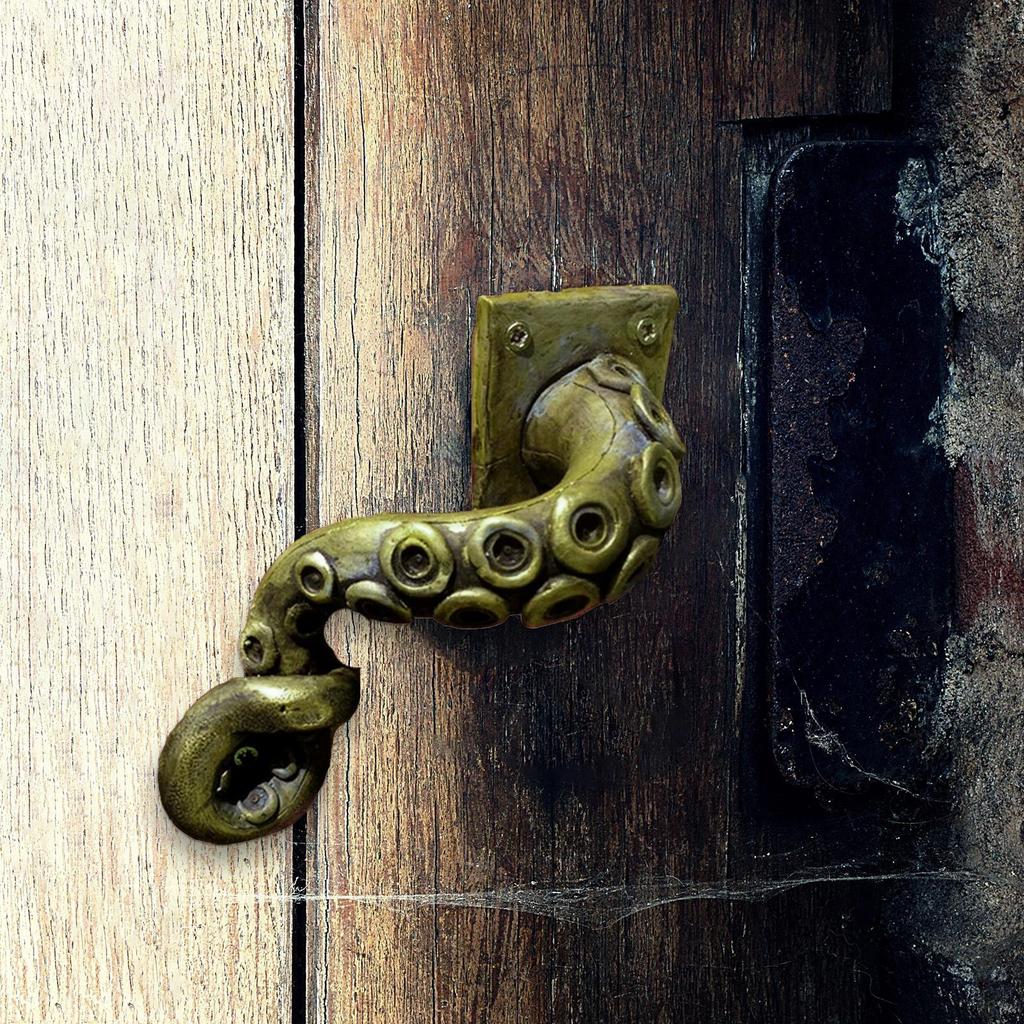 Vintage Oktopus Türknauf Schrankgriff Antikes Harz Außenhaken Haushalts Schublade Möbel Zuggriff Griffe Stange Beschläge