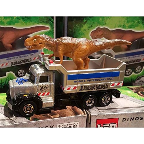 Official USJ Tomica Jurassic World Dinosaur Transport Truck JURASSIC WORLD Released in 2019 at Universal Studios