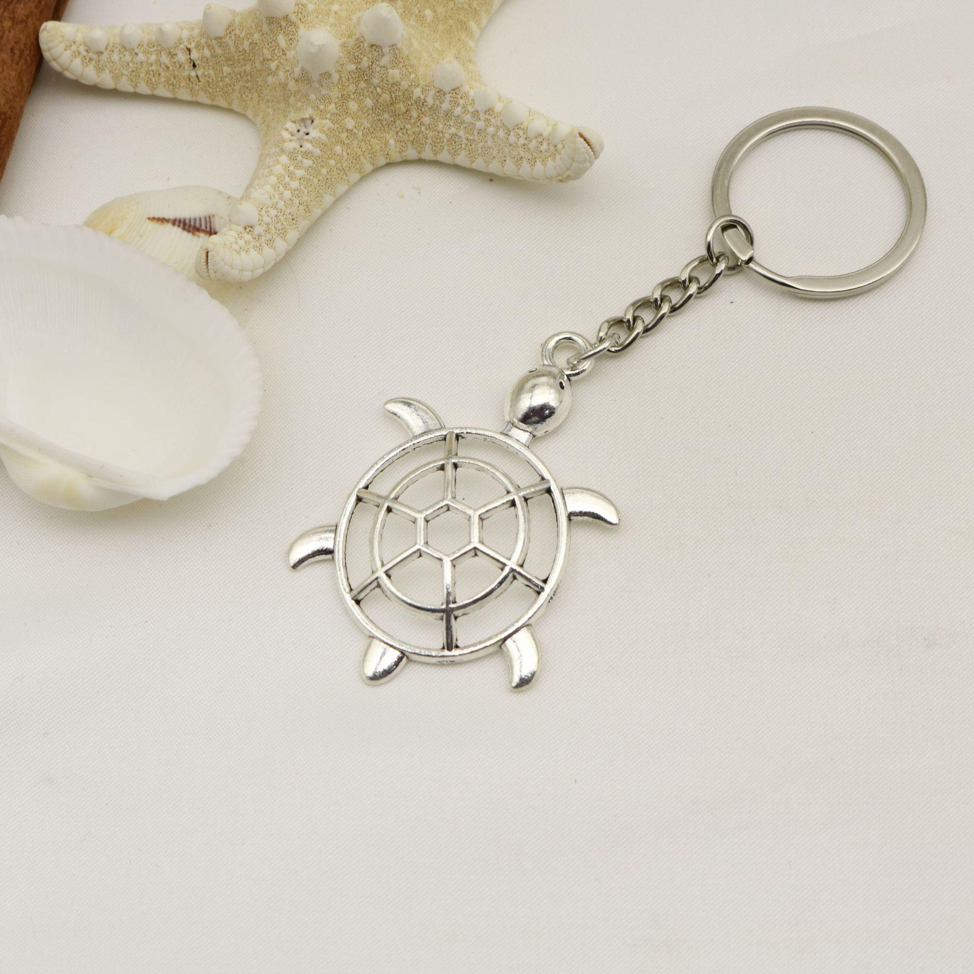 HEEIN Simple Turtle Keychain Pendant