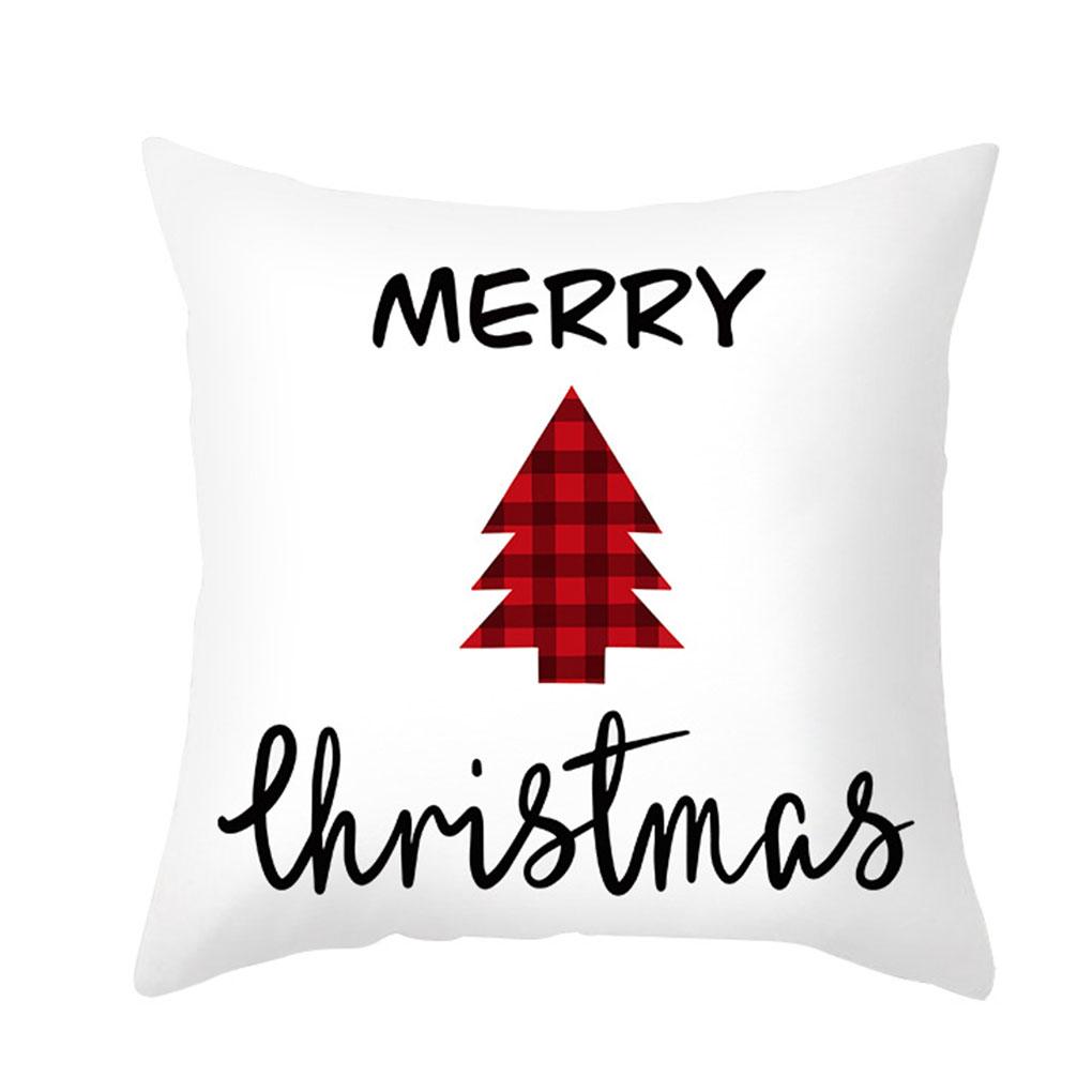Christmas Pillow Case Festival Home Hotel Office Sofa Bed Living Room Bedroom Decoration Pillowcase Cushion Cover Adults 485₽