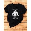 Funny Dog Leg Training Day Creative Printed Summer Women's Top Casual Round Neck Short Sleeve Summer Tshirt Clothing
