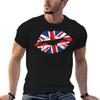 British Lips TShirt Casual Loose Fit Short Sleeve TShirt