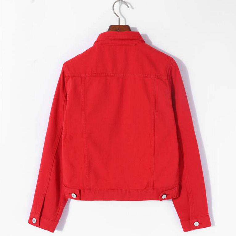 Fashion Slim Women Denim Jacket Female Loose Cowboy Coat 2019 Autumn Cool Pockets Girl Jean Outwear