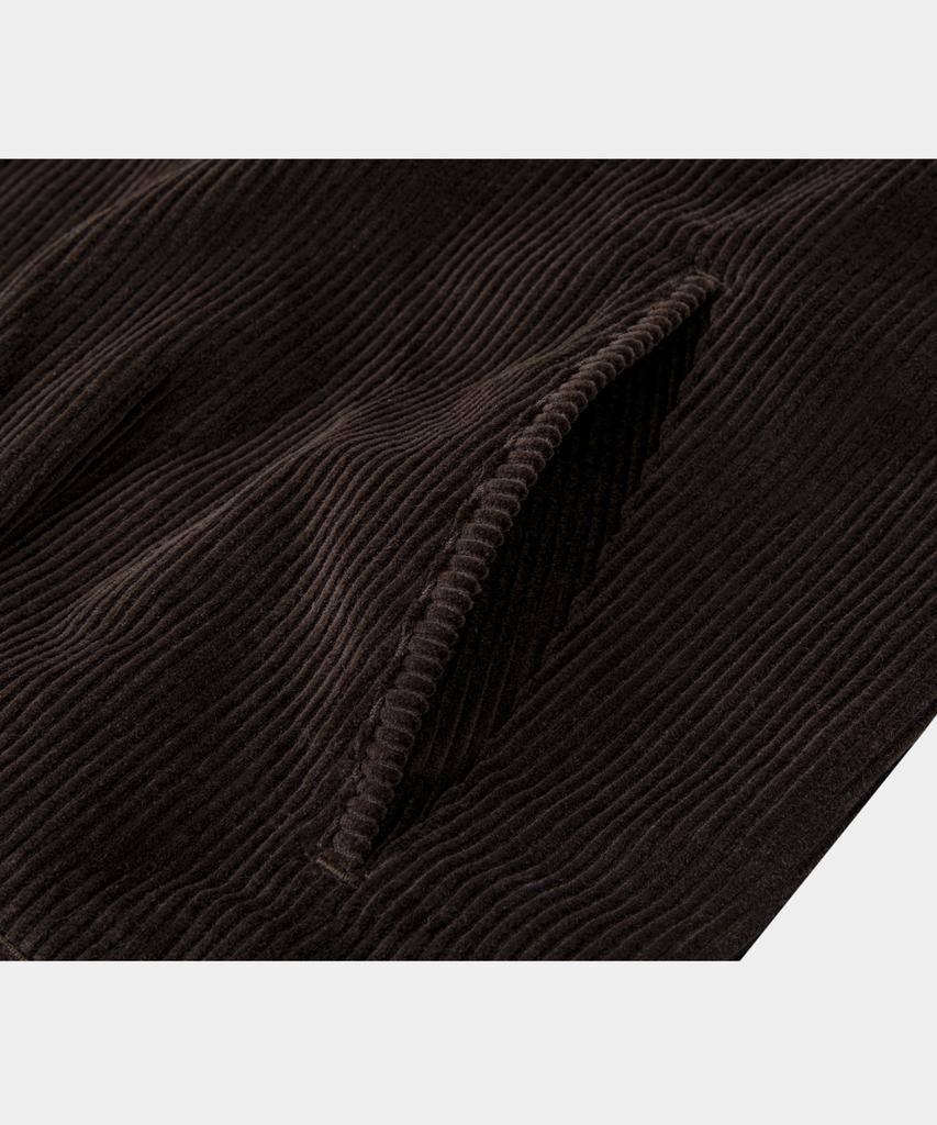 Lettercomo Big Heavy Corduroy Trucker Jacket Dark Brown