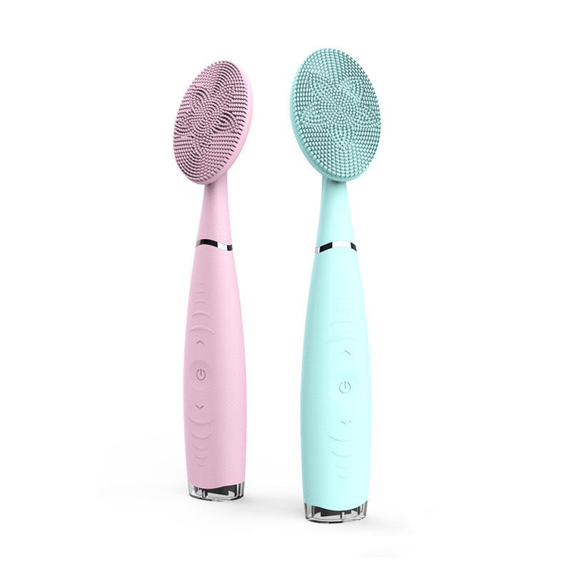Silicone Waterproof Electric Facial Cleansing Brush for Women