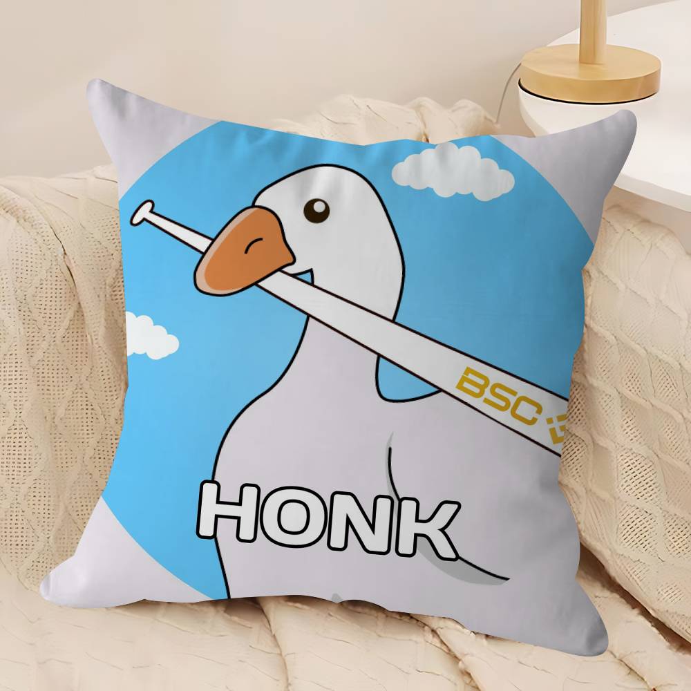 H-Honk Honk Pillow Gift Home Office Decoration Bedroom Sofa Car Cushion Cover Case 45x45