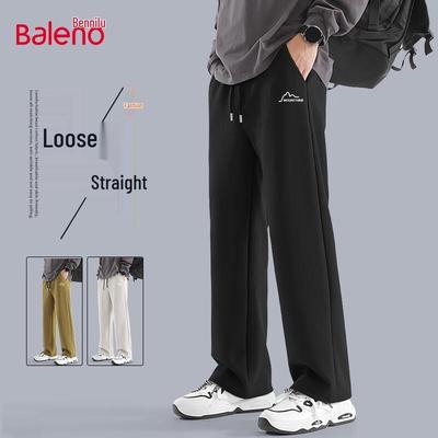 Baleno Men's 2025 Autumn Loose Straight-Leg Casual Pants