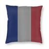 Flag Of France Square Pillow Case Polyester Cushions for Sofa French Flag  Cushion Covers