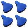 4PCS 3D Fabric Bike Seat Cover Breathable Mesh Cycling Seat Cushion Cover  Riding Equipment