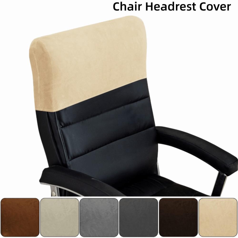 Dust-proof Chair Backrest Protector Velvet Elastic Chair Back Cover Office Chair