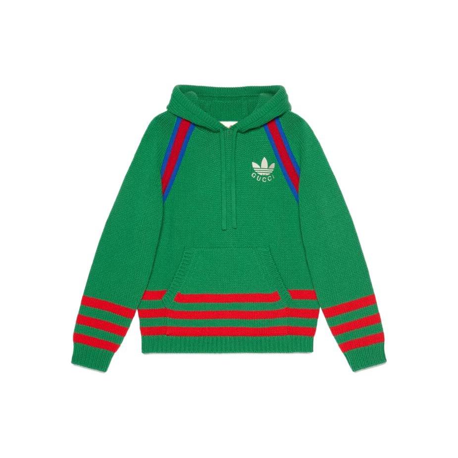 Gucci X Adidas Neo Sweater Men's Green 723079-XKCUT-3229