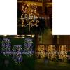 Solar Ground Inset Firework Led Landscape Light Waterproof Yard Decor For Garden