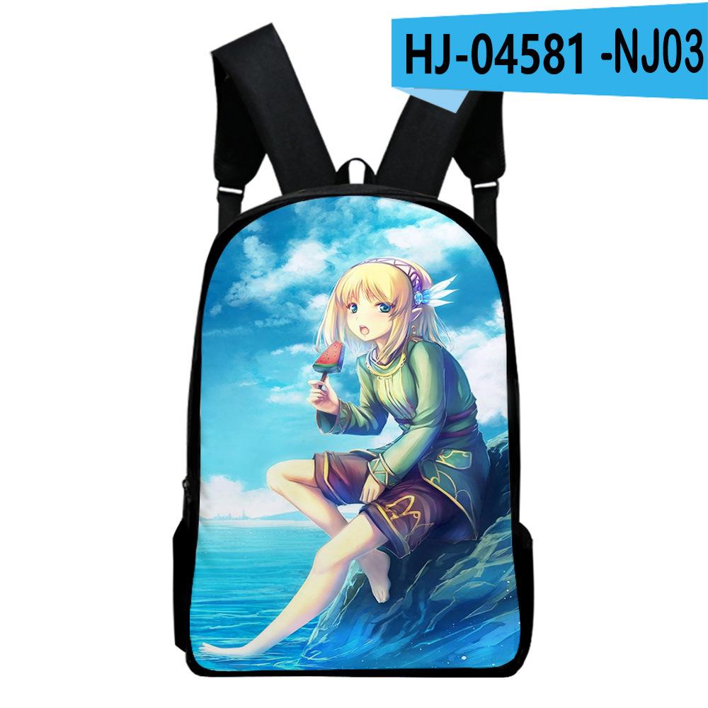 Classic Novelty WORLD OF LEADALE Notebook Backpacks pupil School Bags 3D Print Oxford Waterproof Boys/Girls Laptop Backpacks