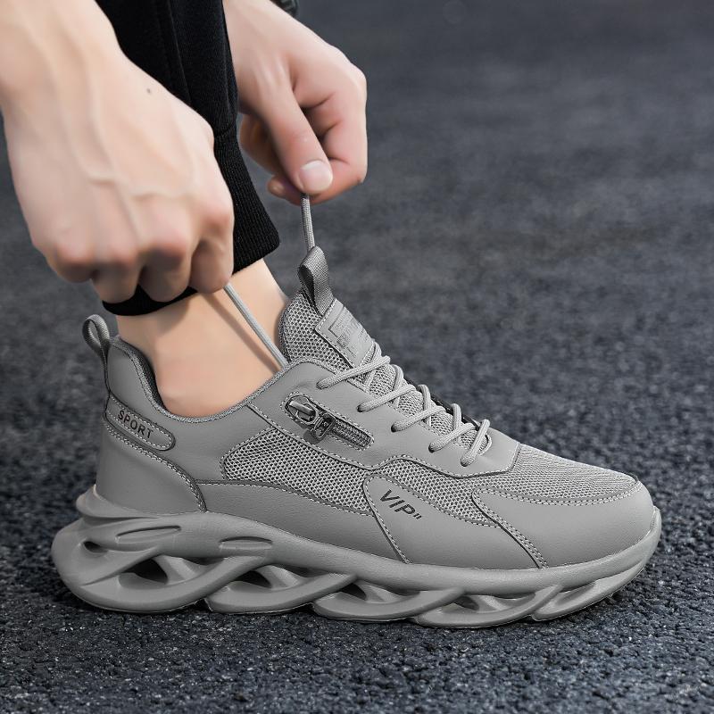 Men's shoes 2025 new autumn breathable running casual mesh shoes youth non-slip mesh sports trendy shoes