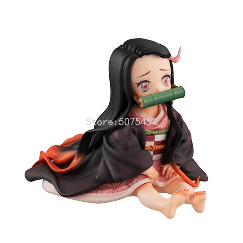 8cm Kimetsu No Yaiba Anime Figure G .E .M .Series Kamado Tanjirou Action Figure Demon Slayer Agatsuma Zenitsu Figurine Model Toys
