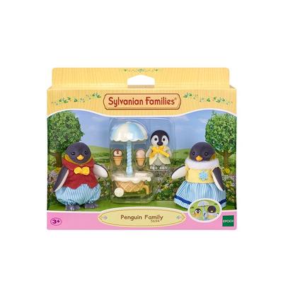 Sylvanian Family Pinguin-Familienfigur 5694, 1 Stück, koreanisches beliebtes Spielzeug