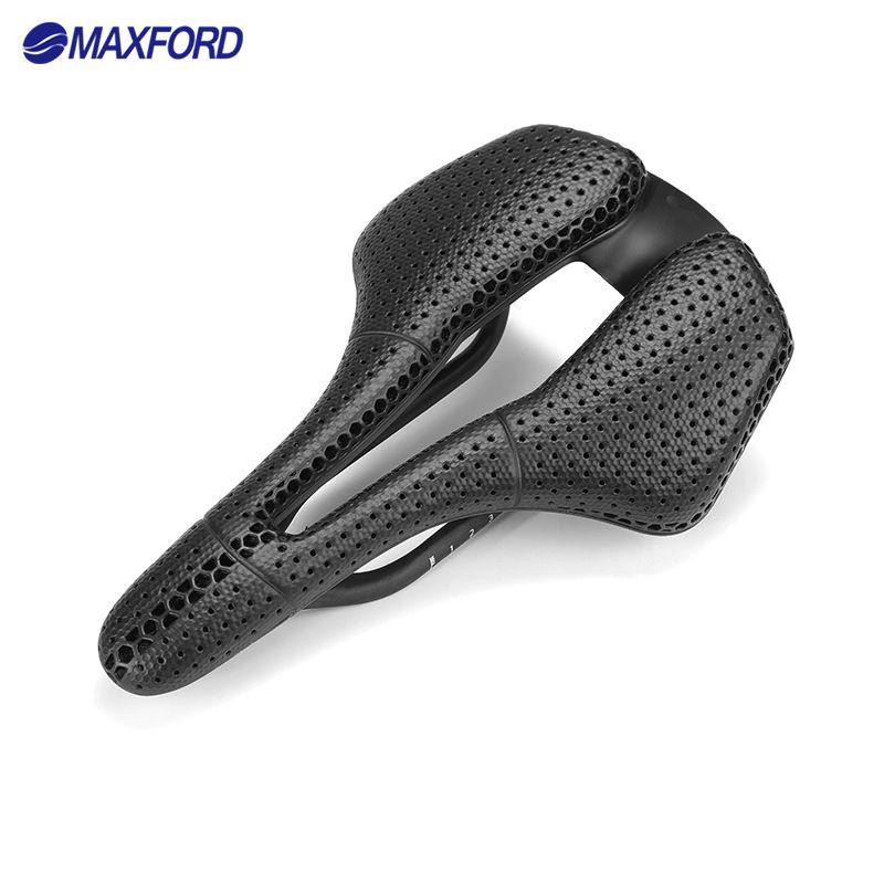 MAXFORD Bicycle Seat Cover Cushion 3D Printed Soft Bike Seat Full Carbon Fiber Saddle MTB Racing Bicycle Seat Saddle Front Seat Carbon Fiber чёрный