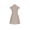 Bermudagrass Cap Sleeve Dress Beige