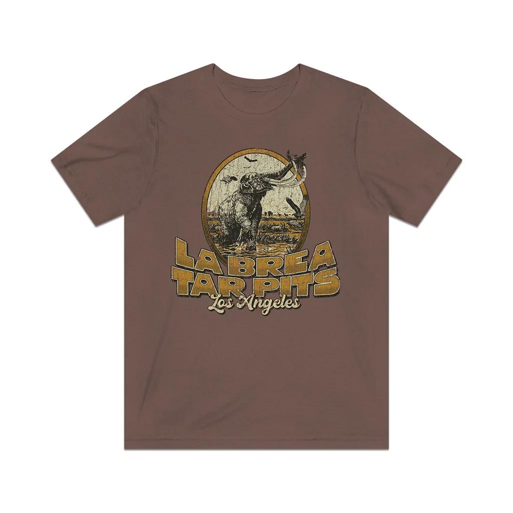 

La Brea Tar Pits 1977 Vintage Men s T shirt 2XL