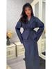 Spring 2025 Women's Casual Tie Cardigan and Skirt Set