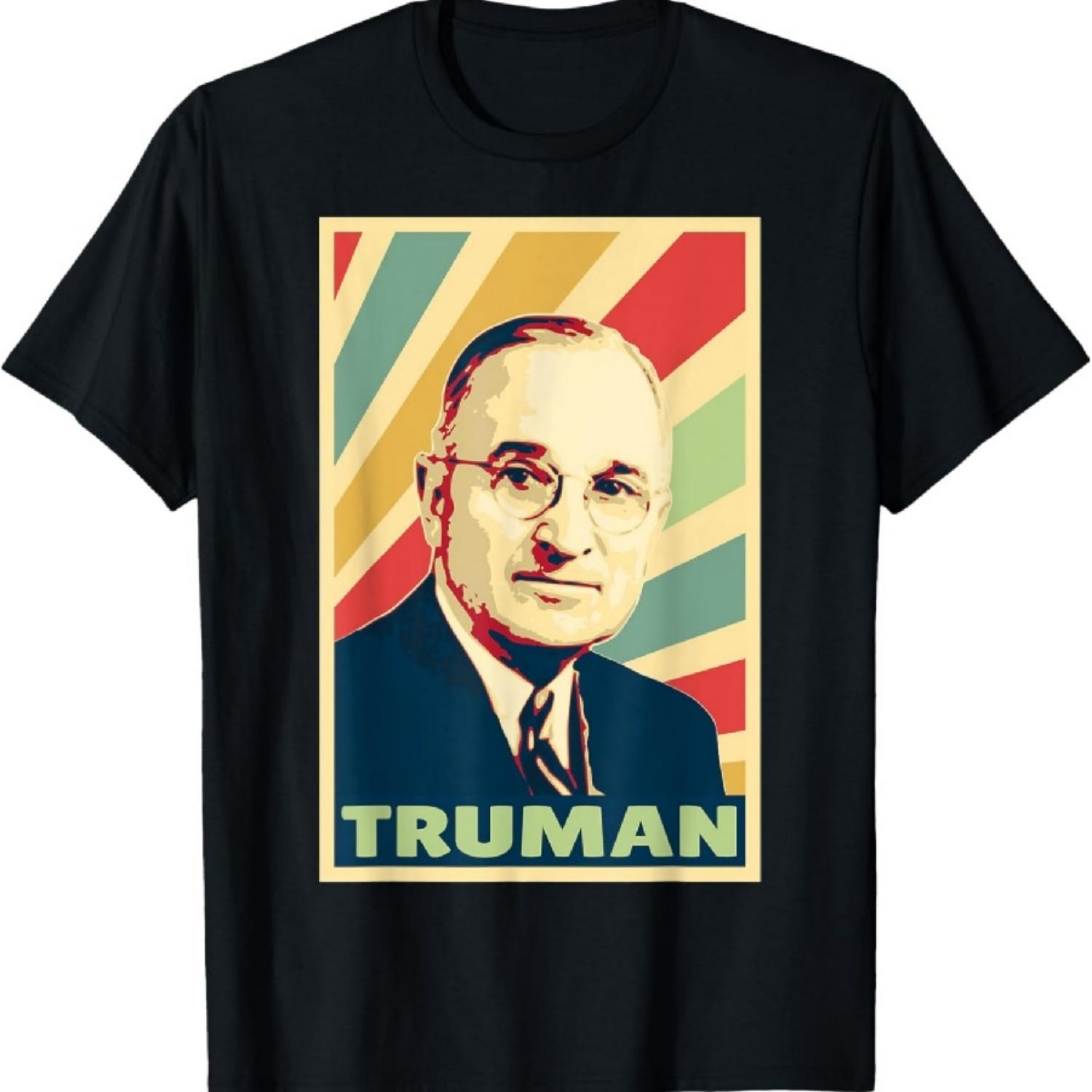 Truman . President Harry. Vintage Colors T-Shirt S