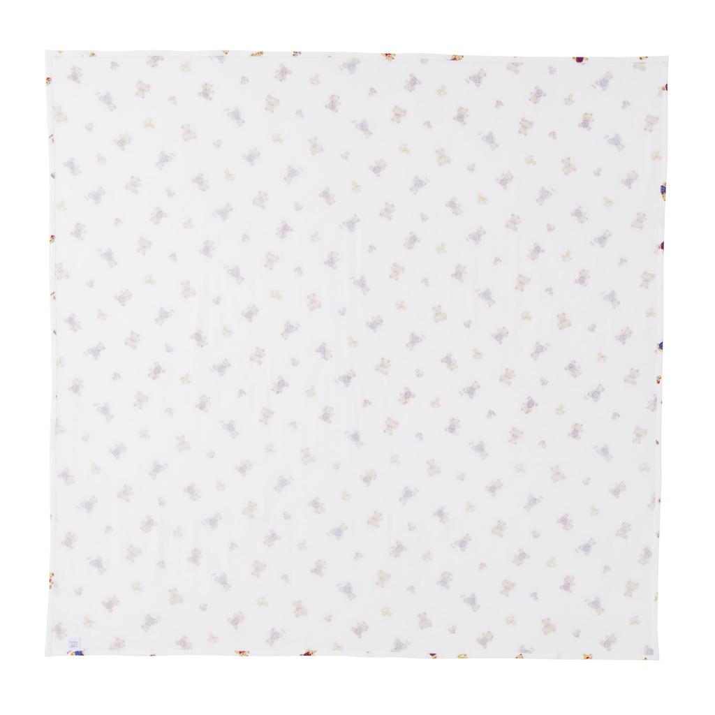 Multiticket Gauze Nursing Made in Baby Beige [MIKI HOUSE] Deka, Zavinovačka, Mys, Gáza, Medvěd, Zvíře, Japonsko, Chlapci, Dívky, Miminka, Děti, Oblečení,