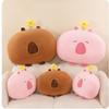 Adorable Plush Capybara Pillow Soft Water Pig Sofa Bed Headrest Perfect Gift For Girls