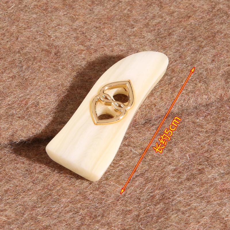 10Pcs Resin Horn Buttons Men'S And Women'S Clothes Tops Coats Trench Coat Buttons High-End Children'S Sweaters Cardigan Button Accessories