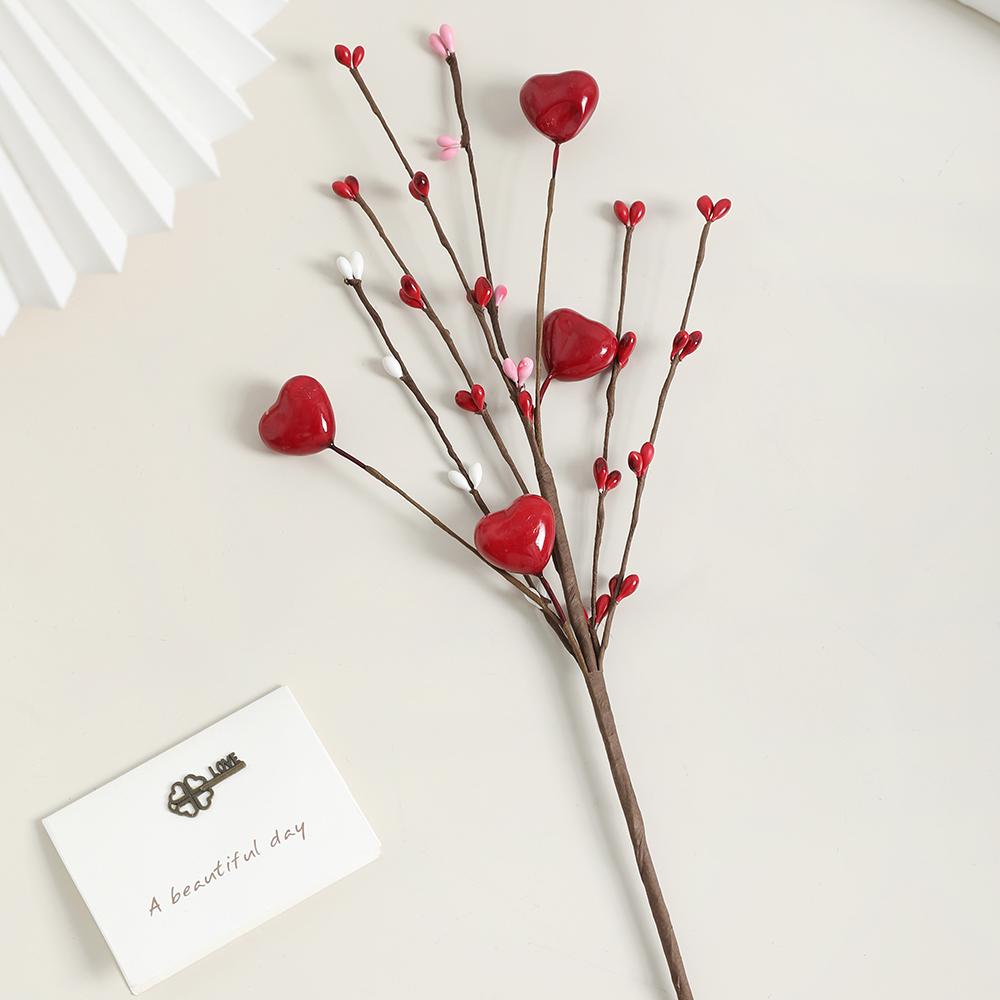 Love Heart Type Artificial Bundle Valentine's Day Gifts Decoration for Wedding Anniversary Ornament Party Supplies Home Decor