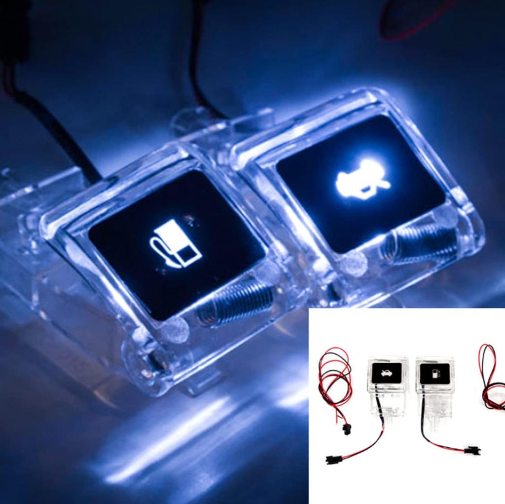 Toyota Car Blue Luminescent Universal Fuel Outlet Lever, Hood Lever, LED Light, Hiace 200