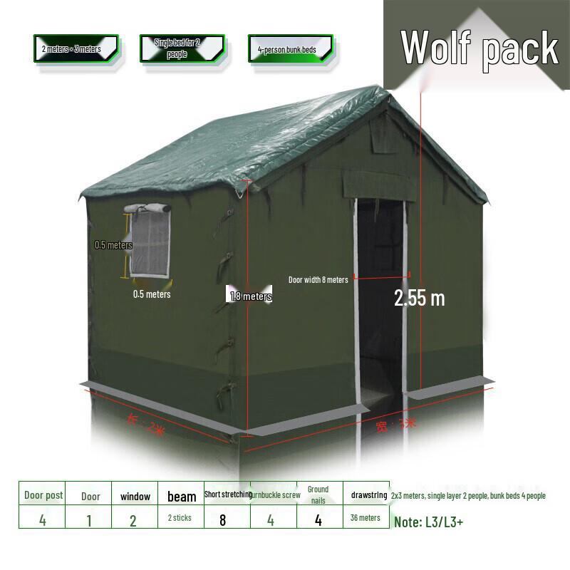 Heavy-Duty Outdoor Shelter Tent