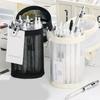 Large Capacity Pencil Bag Cylindrical Pencil Case Pen Pouch Clear Pencil Pouch Pen Case School Office Supplies