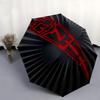 1 szt. Parasol Wysokiej Jakości z Motywem Maze Rammstein, Parasol z Automatycznym Otwieraniem i Zamykaniem, Parasol Wielofunkcyjny G0811009