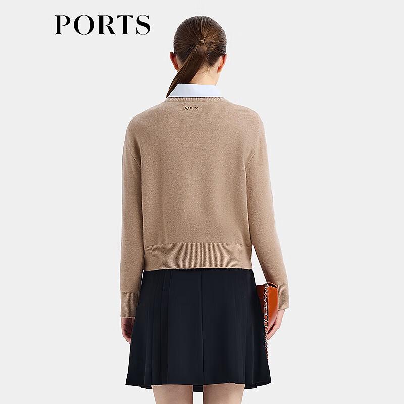 PORTS Women's Autumn Knitted Round Neck Pullover
