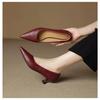 New Style Fashion Women's Leather Shoes Pointed Toe Women Pumps Shoes for Women High Heels Loafers Fashion Concise Ladies Shoes