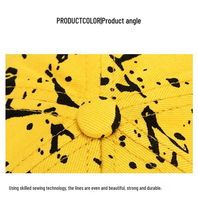 Korean Style Cotton Paint Splatter Baseball Cap