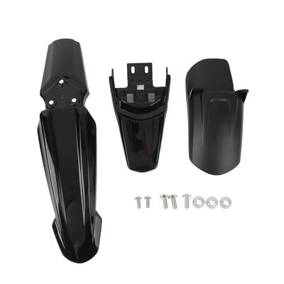 Front Rear Mud Guard High Strength Dirt Protector Cushion Mudguard Shock Flap for SUR‑RON Light Bee X S Black